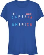 Marvel Junior's Marvel Forty One Captain Graphic T-Shirt