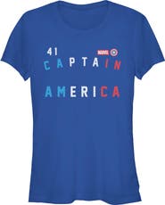 Marvel Juniors Marvel Forty One Captain T Shirt