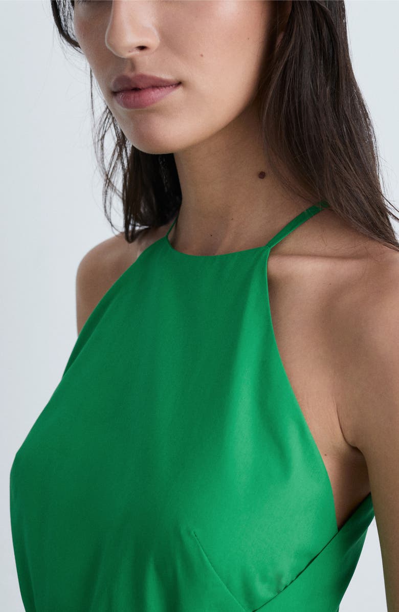 MANGO Tie Waist Sleeveless Maxi Dress, Alternate, color, 