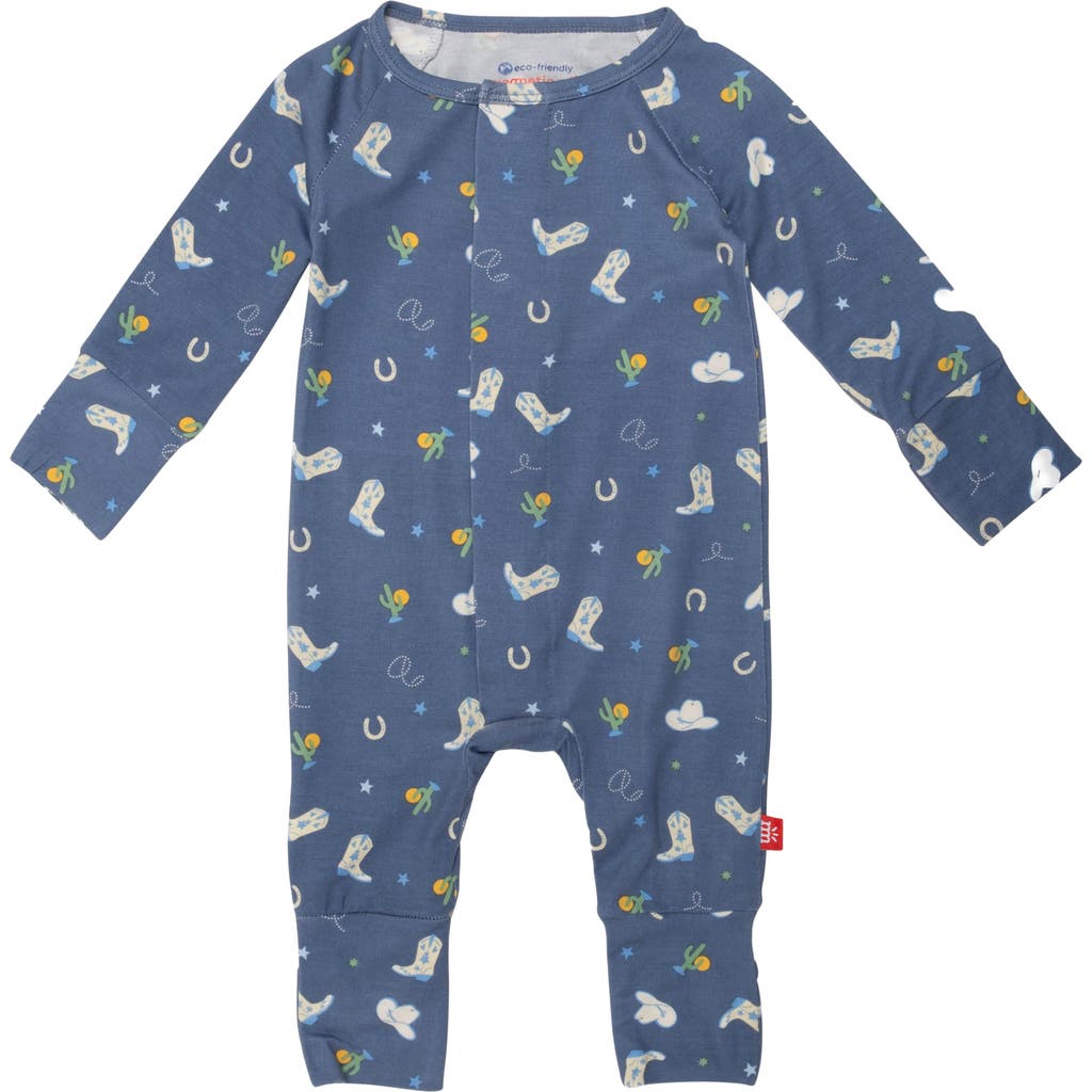 Shop Magnetic Me Rodeo Drive Magnetic Convertible Romper In Blue