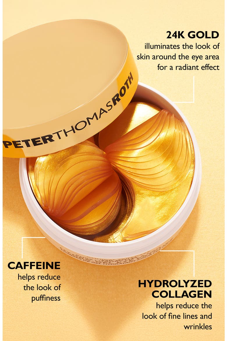24K Gold Firming Hydra-Gel Eye Patches, Alternate, color, NO COLOR