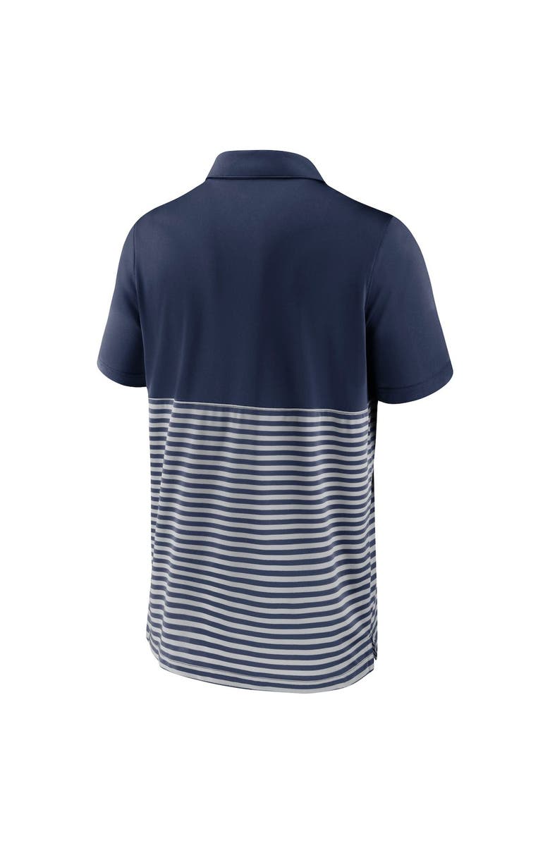 Nike Men's Nike Navy/Gray Detroit Tigers Home Plate Striped Polo, Alternate, color, 