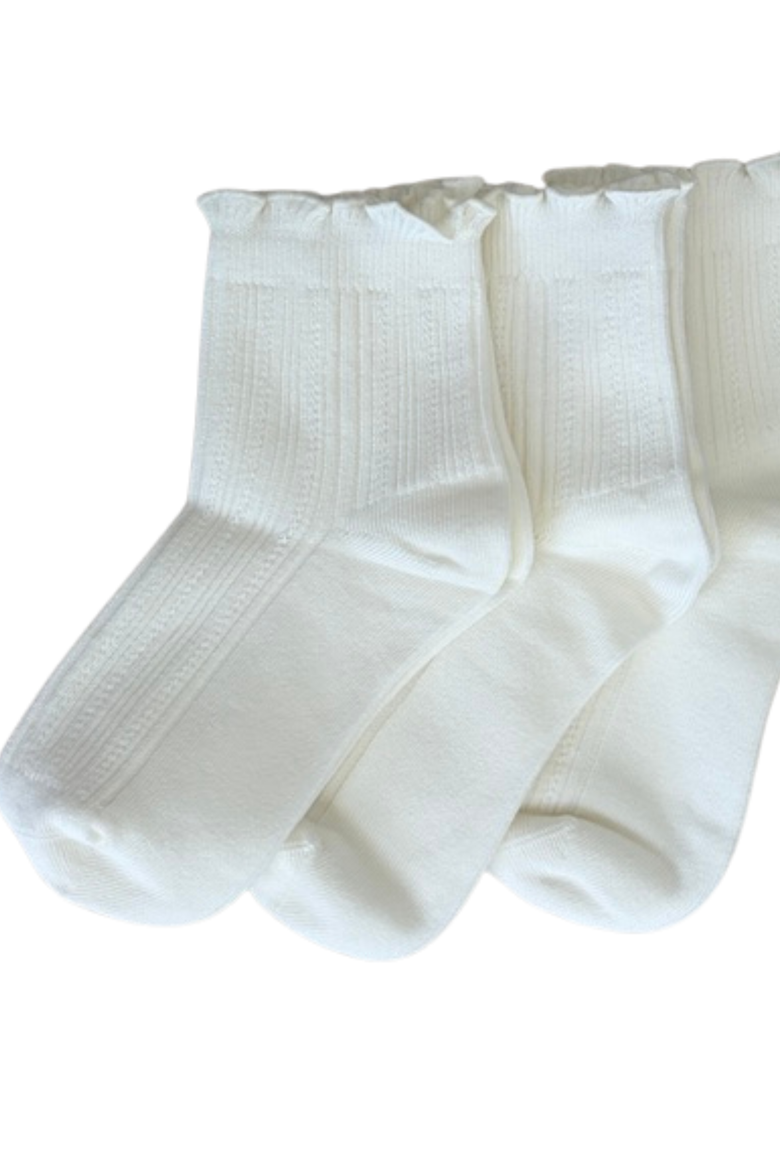 Flutter Ankle Sock 3PK, Alternate, color, Snowflake
