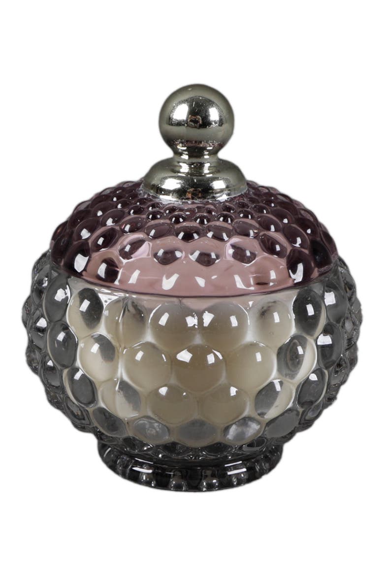 Glass Bubble Candle, Main, color, GREY