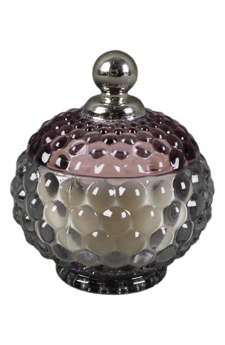 FLORA BUNDA Glass Bubble Candle, Main, color, Grey