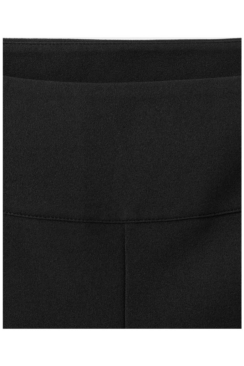 Pull-On Mid Rise Flare Pants, Alternate, color, BLACK