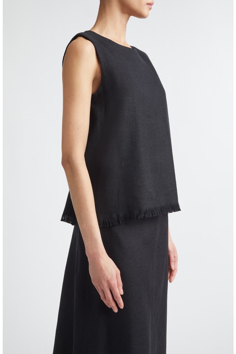 Anika Sleeveless Top, Alternate, color, BLACK