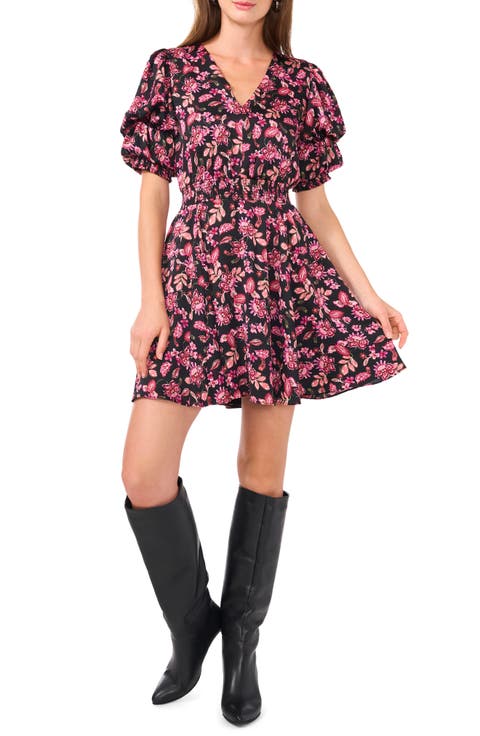 Bubble Sleeve Minidress