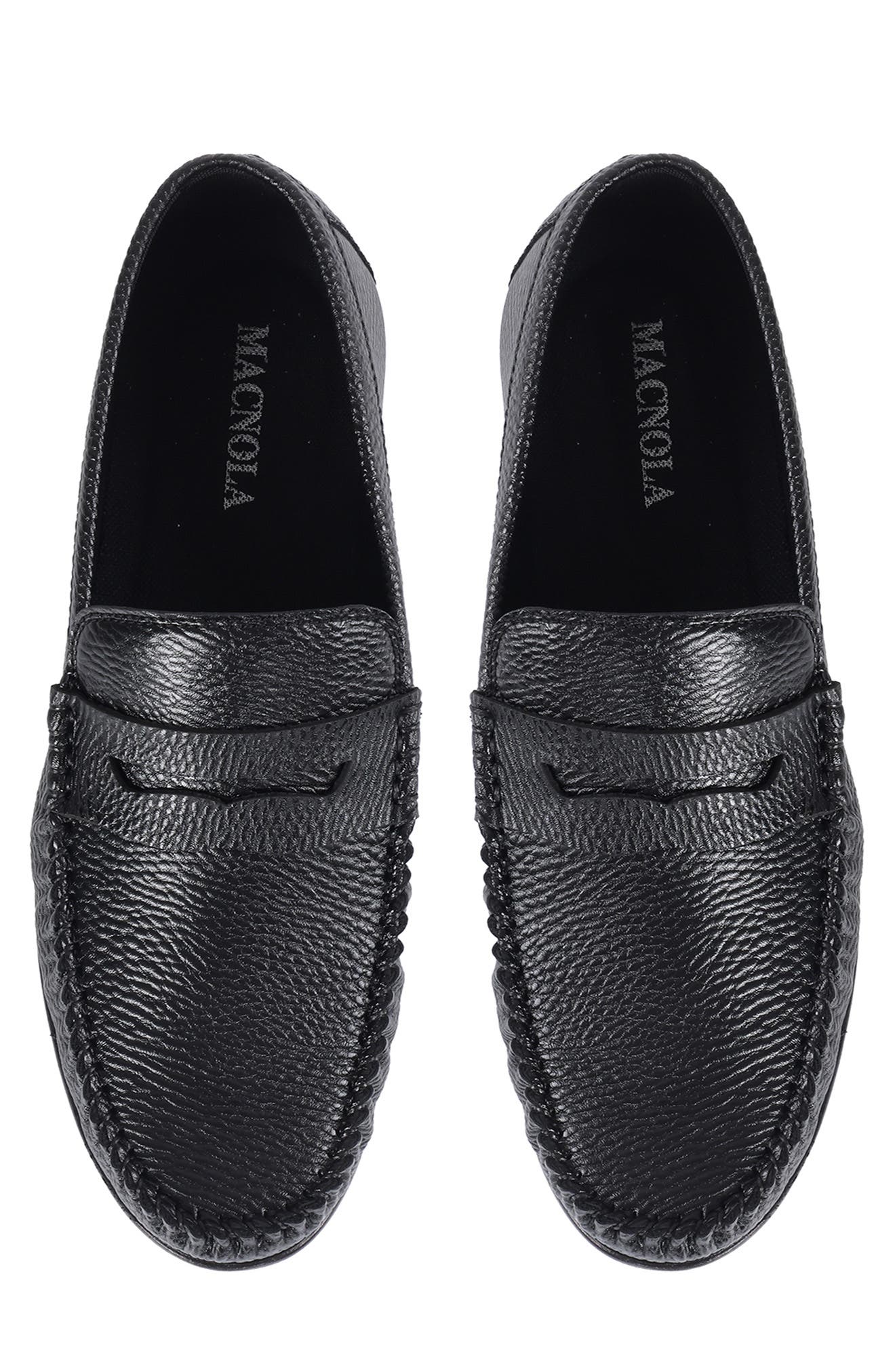 Brentwood Penny Driving Loafer, Alternate, color, BLACK