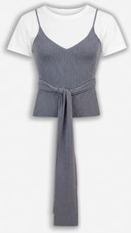 Nocturne Short Sleeve Knit Top