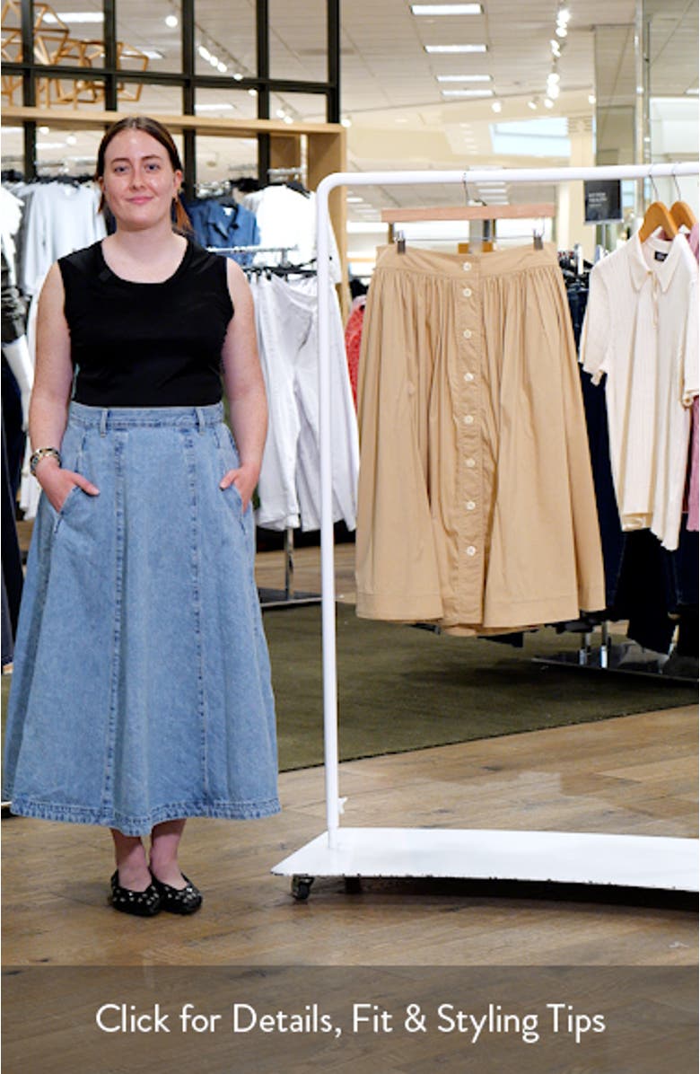 Cotton Blend Skirt