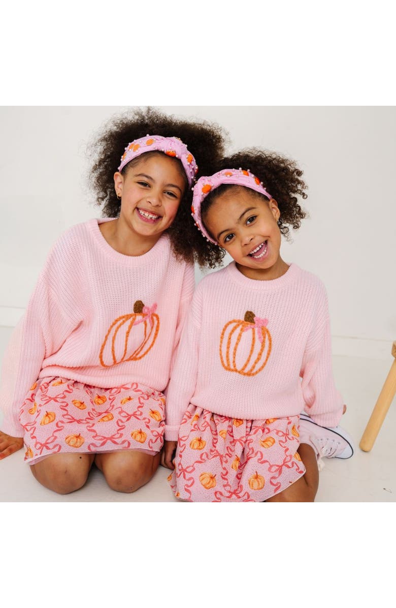 Sweet Wink Pumpkin Trellis Tutu, Alternate, color, Pink