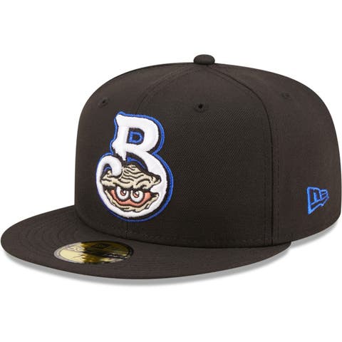 Men's New Era Black Biloxi Shuckers Authentic Collection 59FIFTY Fitted Hat