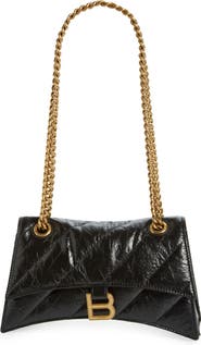 Balenciaga Crush Quilted Leather Shoulder Bag