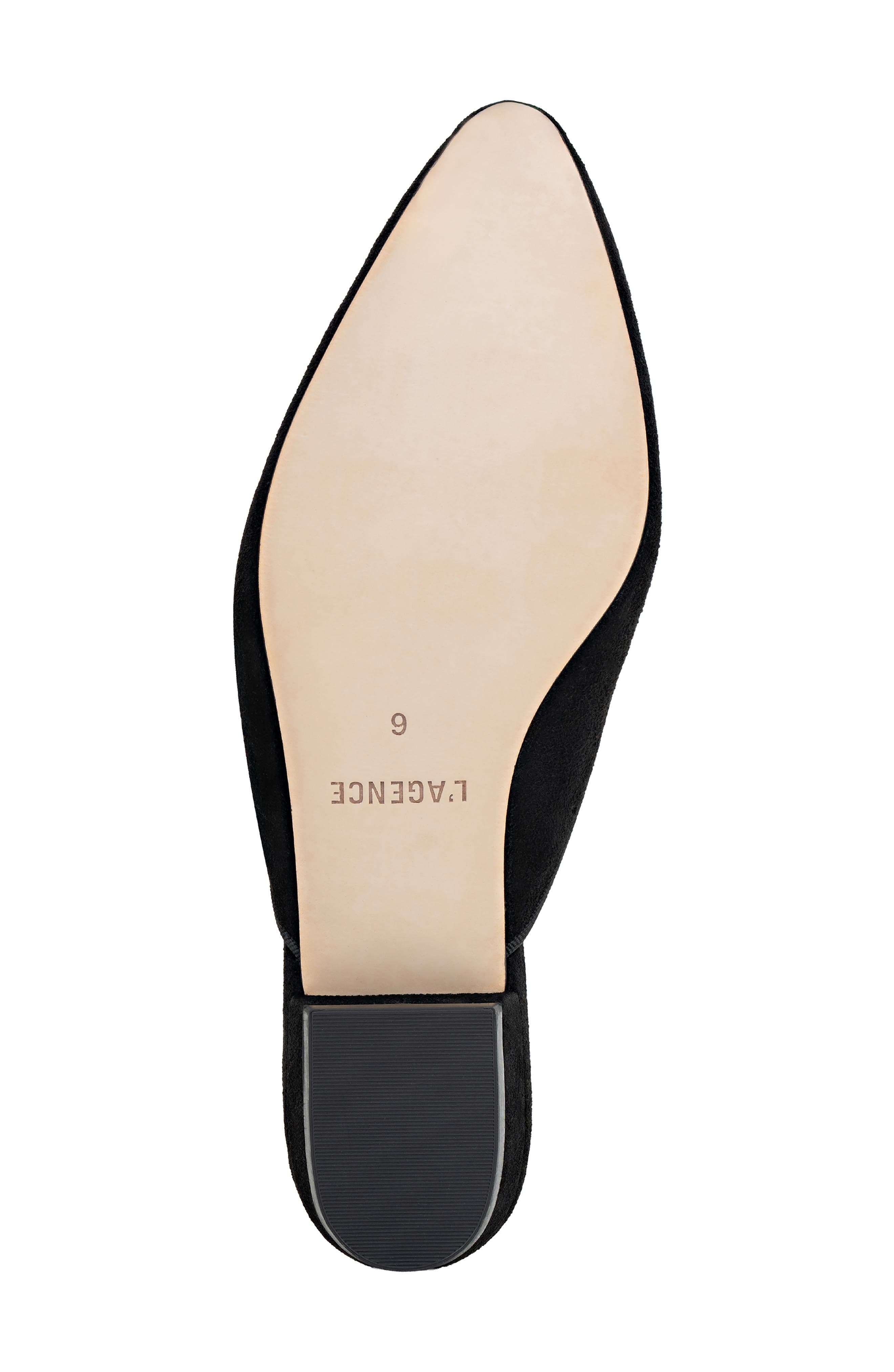 L'AGENCE Como Mule, Alternate, color, Black Suede