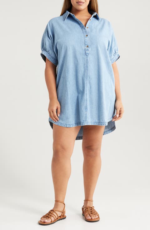 Chambray Plus Size Dresses for Women | Nordstrom