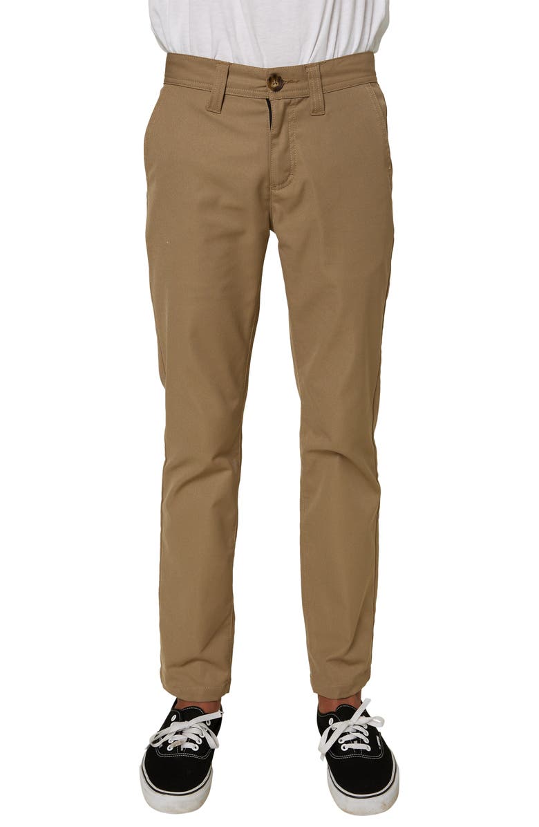 O'Neill Kid's Redlands Modern Hybrid Pants, Main, color, Khaki