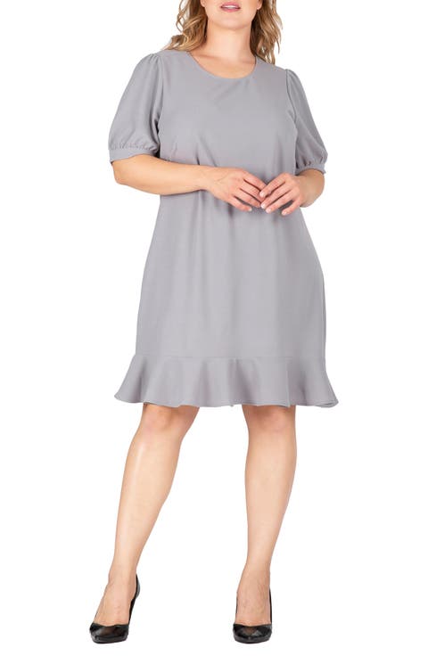 Crepe Knit Dress (Plus Size)