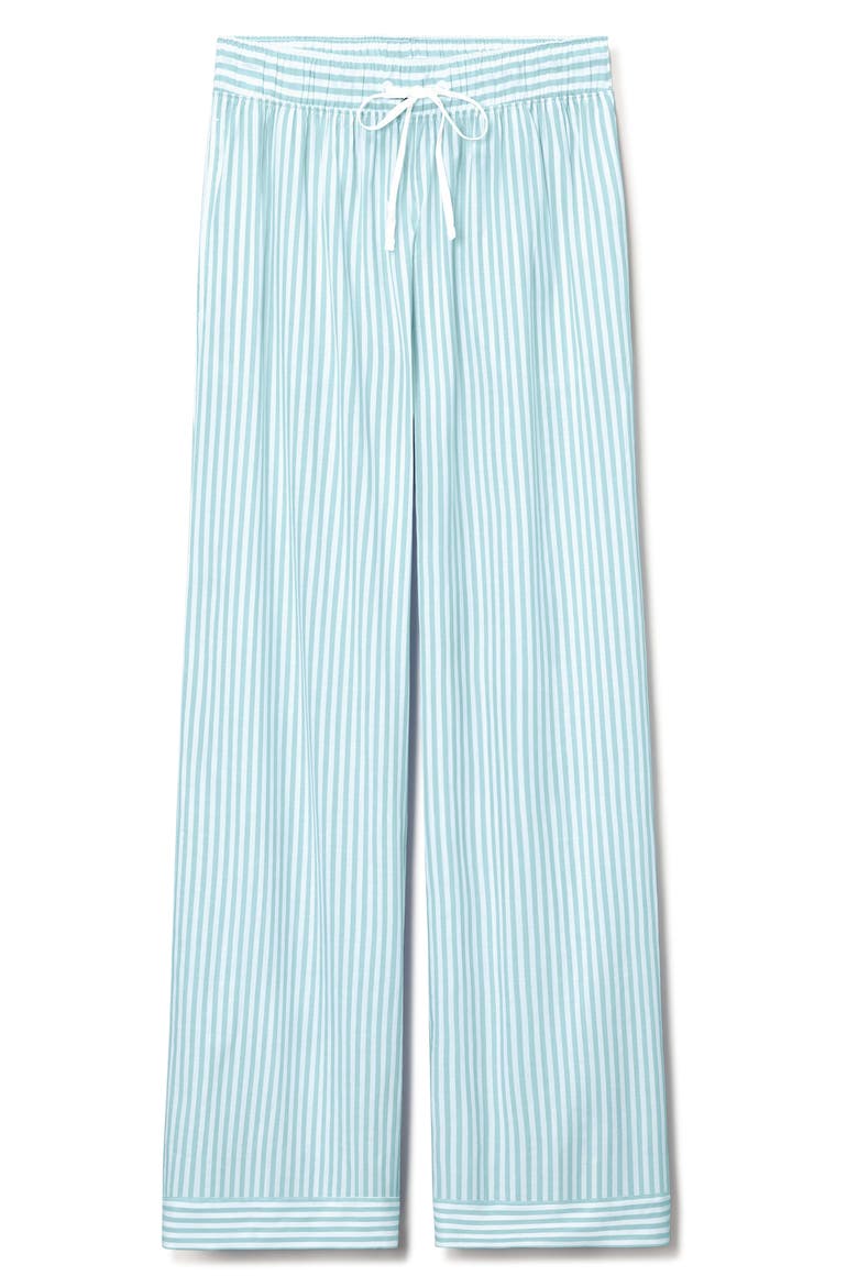 Stripe High Waist Woven Sleep Pants, Alternate, color, CLEARWATER COASTAL STRIPE