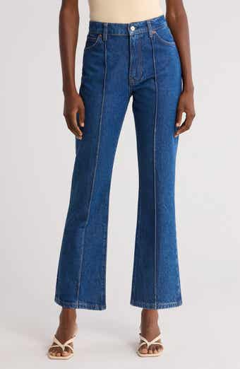 Reformation Mia Seamed High Waist Flare Jeans