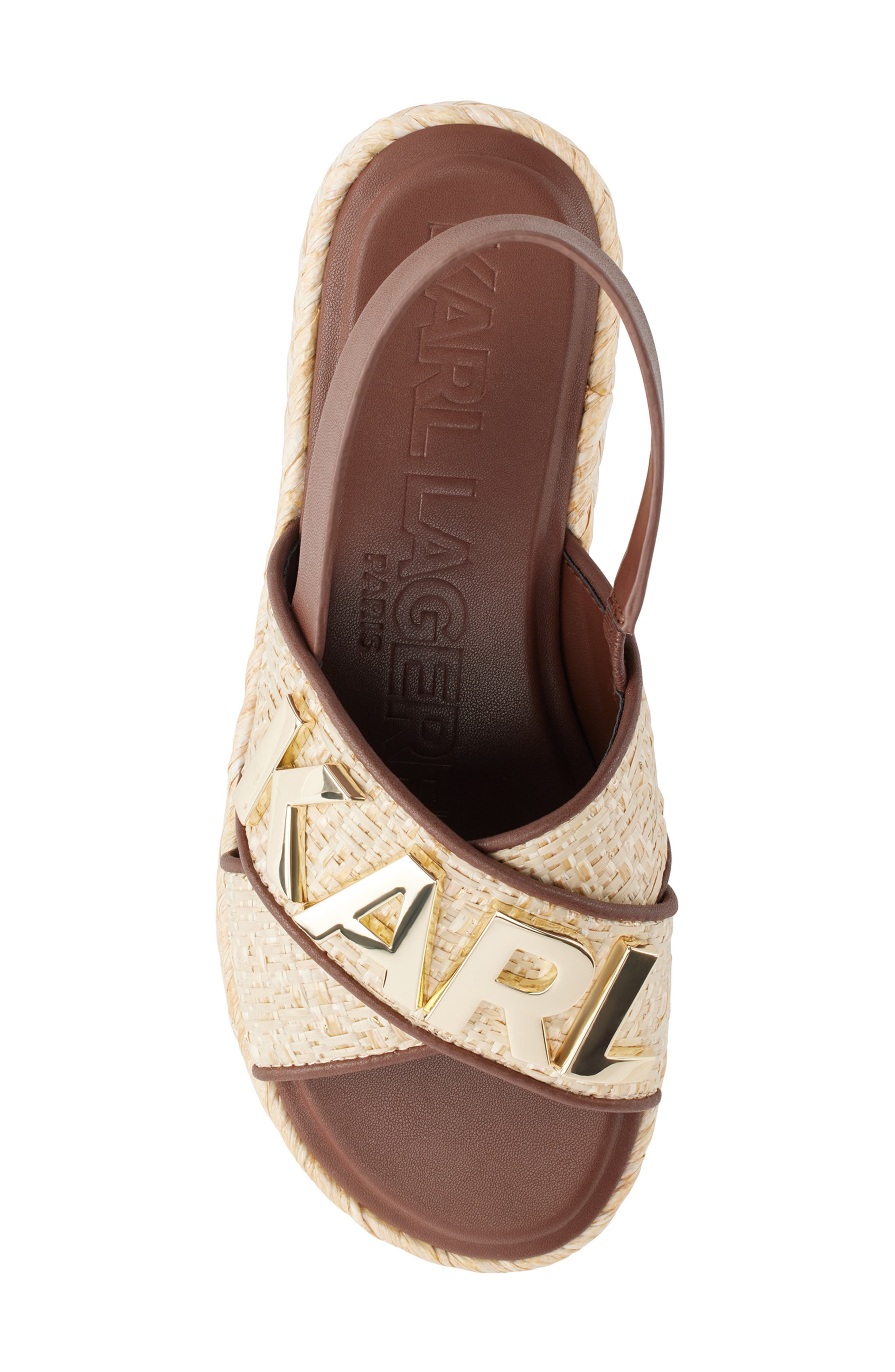 KARL LAGERFELD PARIS Charla Slingback Sandal, Alternate, color, 