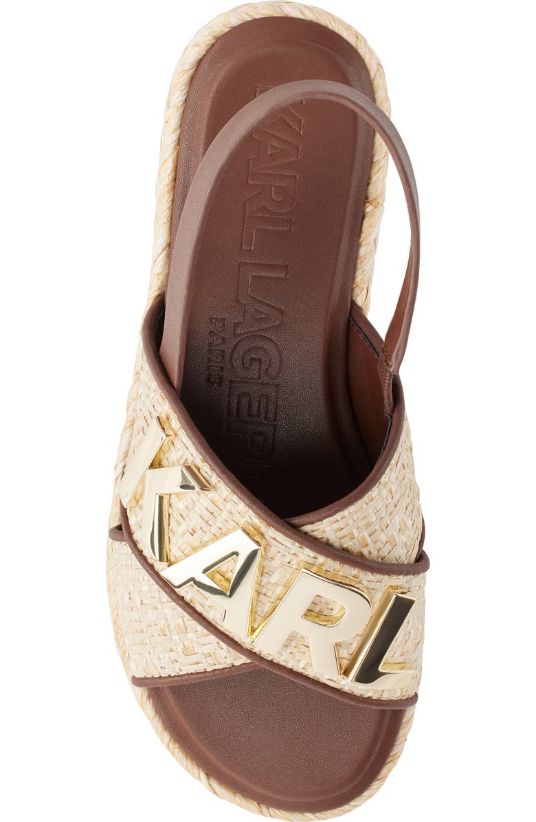 KARL LAGERFELD PARIS Charla Slingback Sandal, Alternate, color,