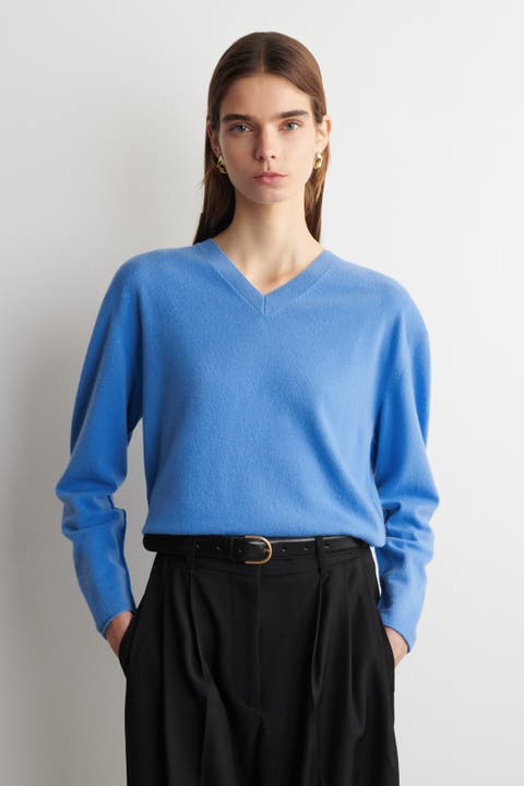 Merino Wool V-neck Jumper