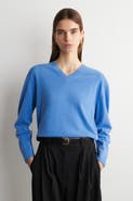 COS Merino Wool V-neck Jumper