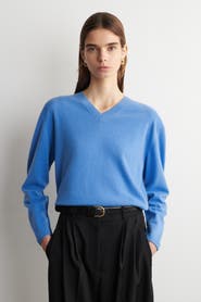 COS Merino Wool V-neck Jumper