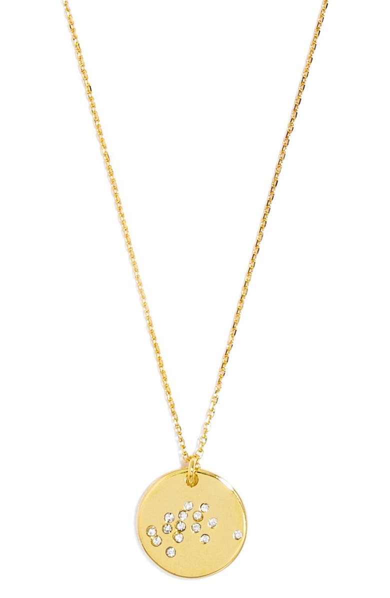 BaubleBar 'Zodiac Constellation' Pavé Crystal Pendant Necklace, Main, color,