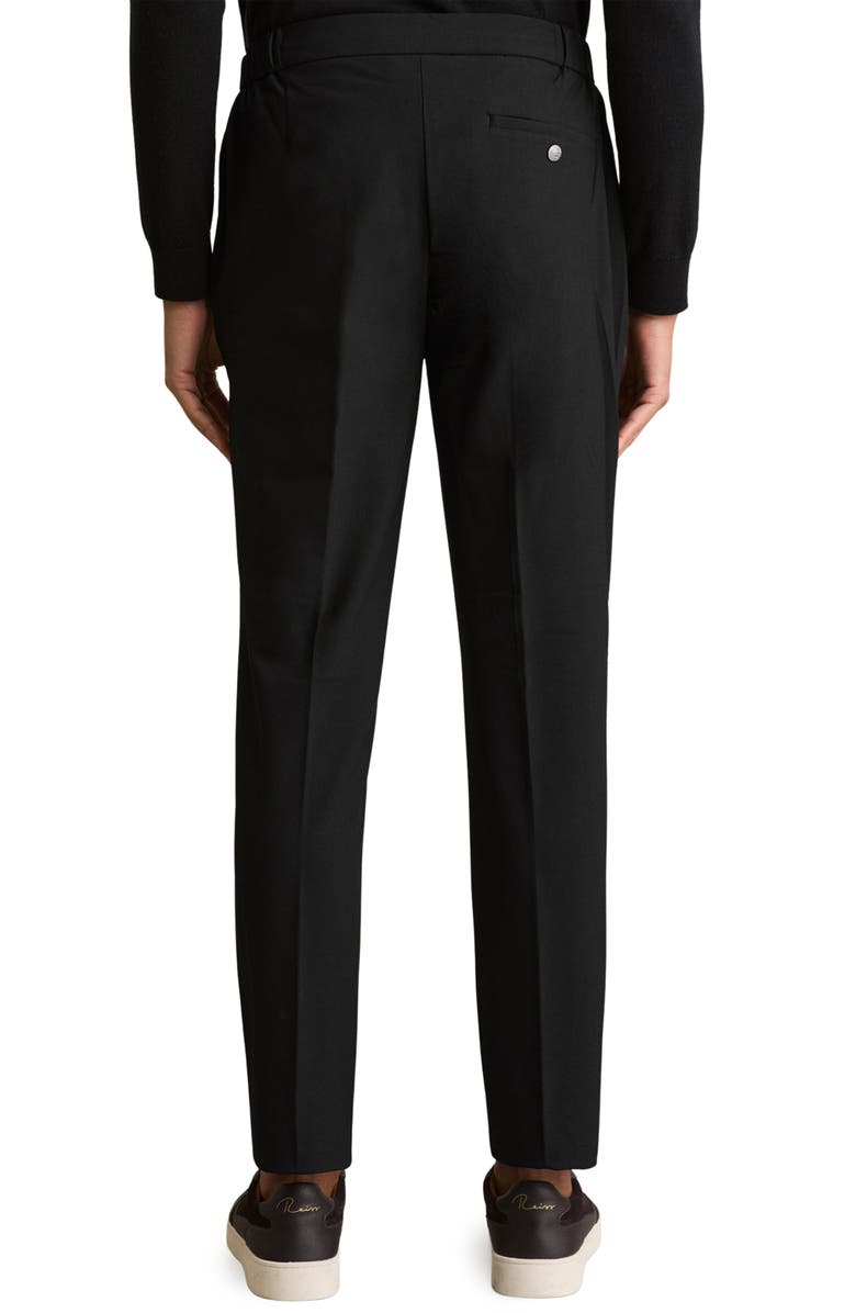 Reiss Found Slim Fit Pants, Alternate, color, Black