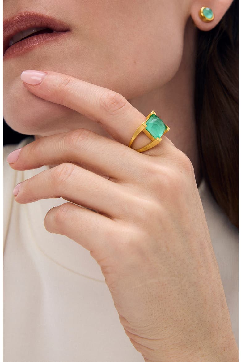 Mini Plaza Ring, Alternate, color, BANYAN GREEN