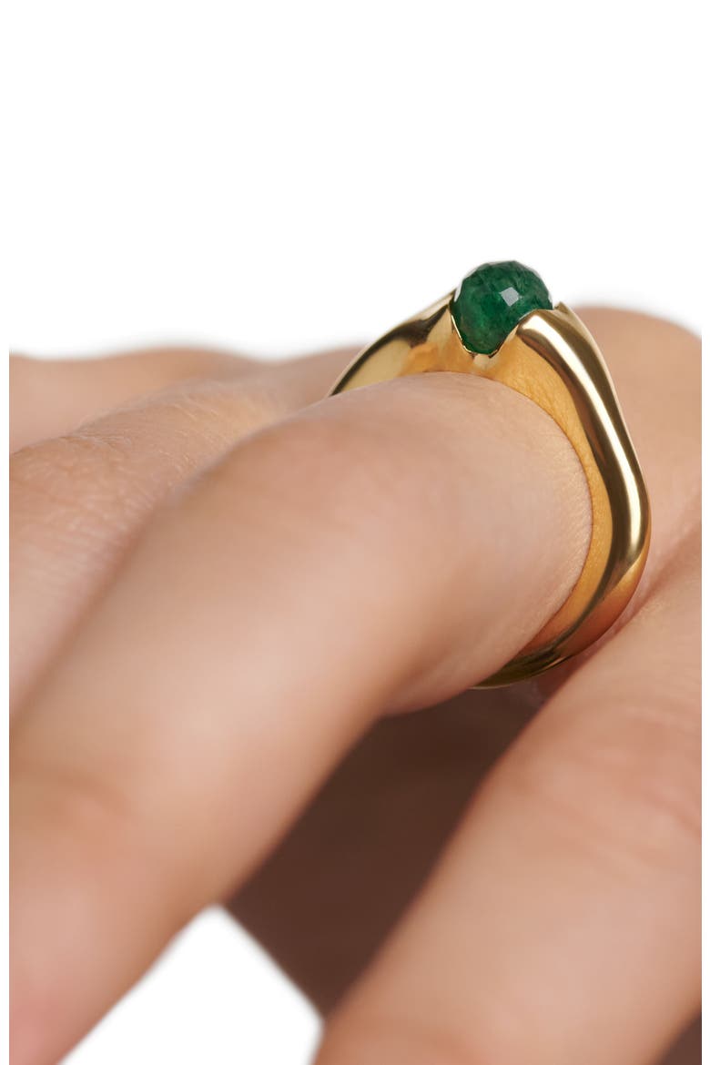 Oasis Ring, Alternate, color, Green Aventurine