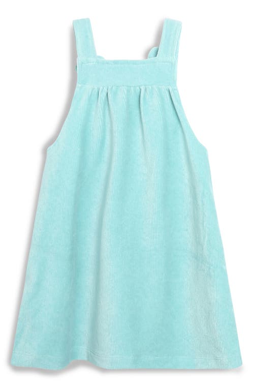 JOJO MAMAN BÉBÉ JOJO MAMAN BEBE FLORAL PRINT TOP & MOUSE EMBROIDERED CORDUROY DRESS 