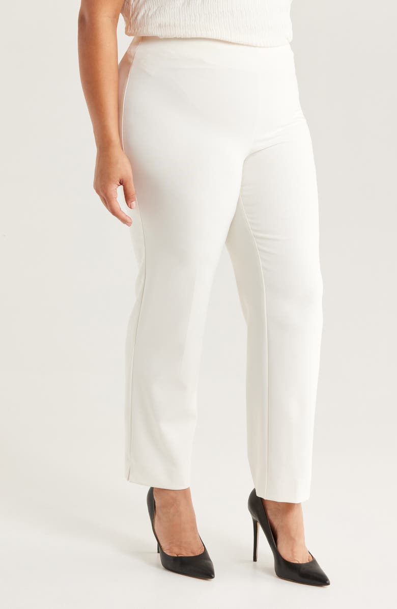 Anne Klein Hollywood Waist Straight Leg Pants, Alternate, color, 