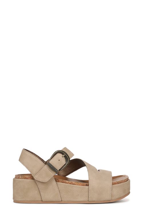 Shop Blowfish Malibu Isabel Platform Sandal In Sand Faux Nubuck