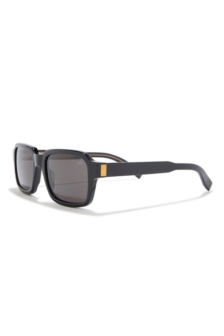 54mm Rectangular Sunglasses, Alternate, color, BLACK BLACK GREY