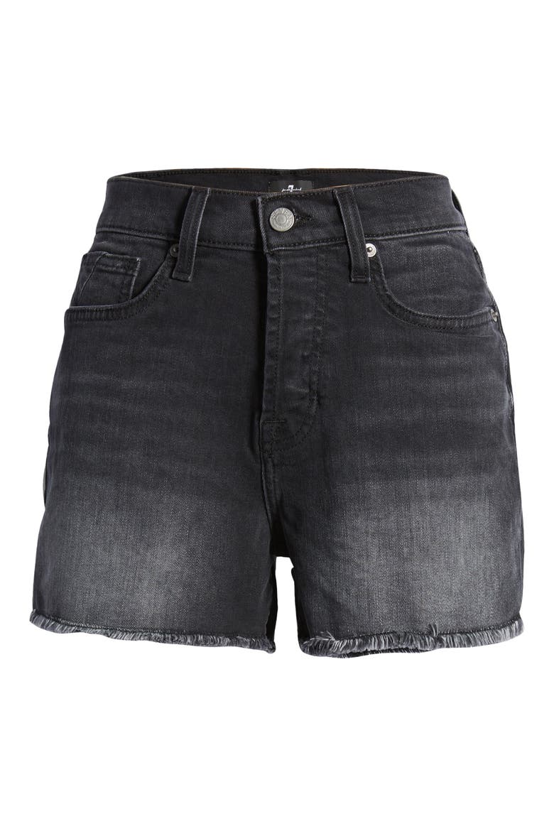 Monroe High Waist Cutoff Denim Shorts, Alternate, color, ASHBURY