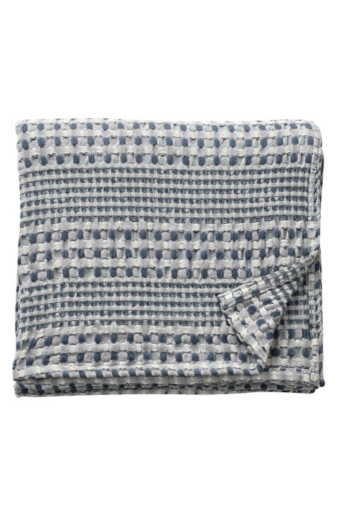 Waffle Weave Cotton Throw Blanket
