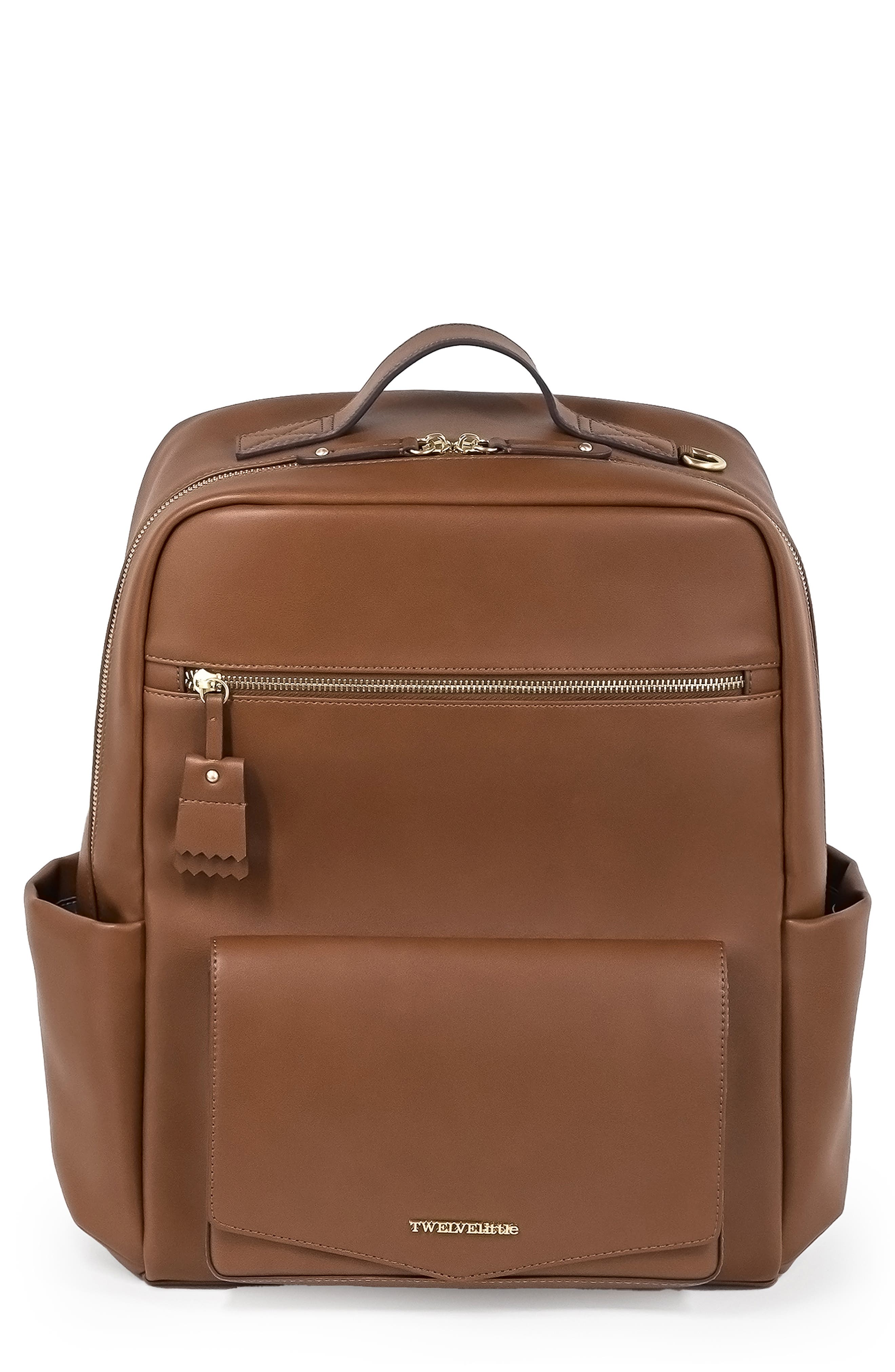 Peekaboo Diaper Backpack, Main, color, TOFFEE