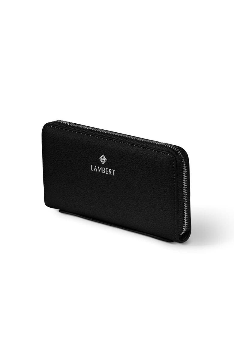 The Meli - Vegan Leather Wallet, Alternate, color, Black