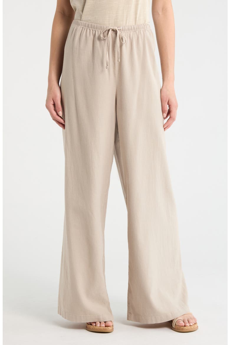 Valerie Drawstring Pants, Main, color, FAWN