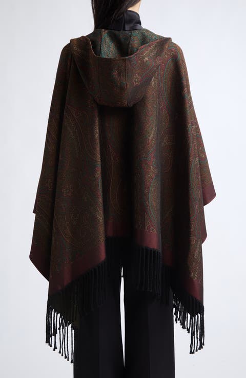 x Birkenstock Hooded Fringe Poncho