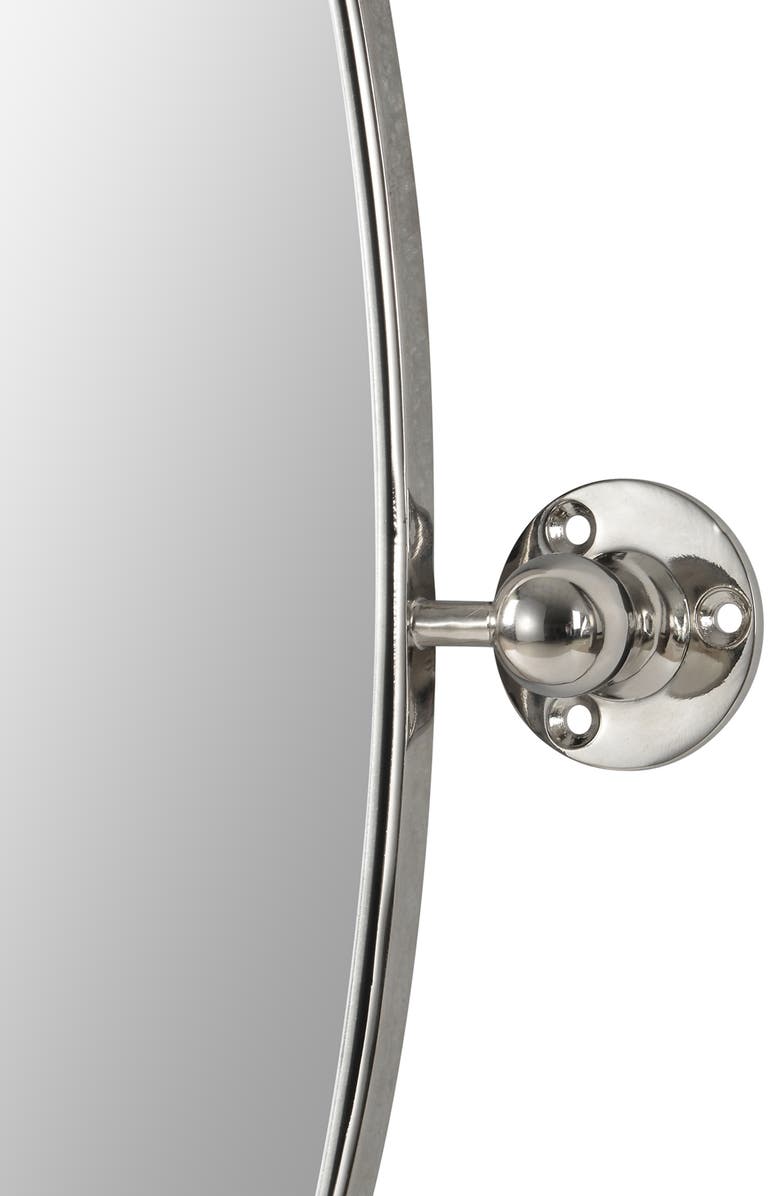 Renwil Azalea Oval Wall Mirror, Alternate, color, Polished Nickel