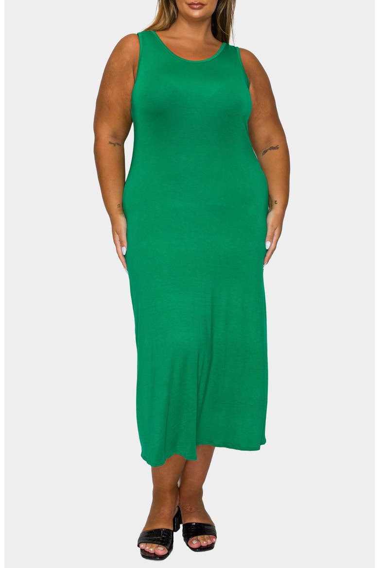Mellie Sleeveless Jersey Maxi Dress, Main, color, KELLY