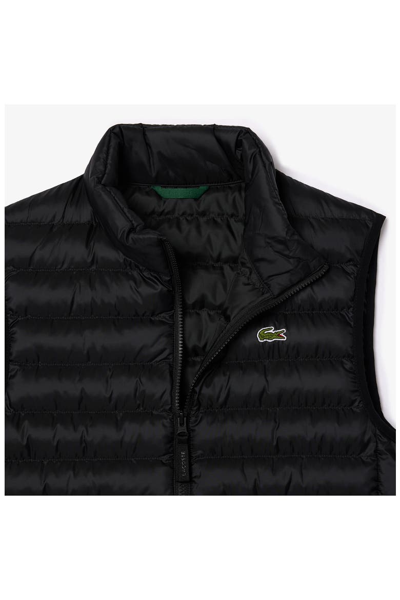 Lightweight Water Repellent Puffer Vest, Alternate, color, BLACK