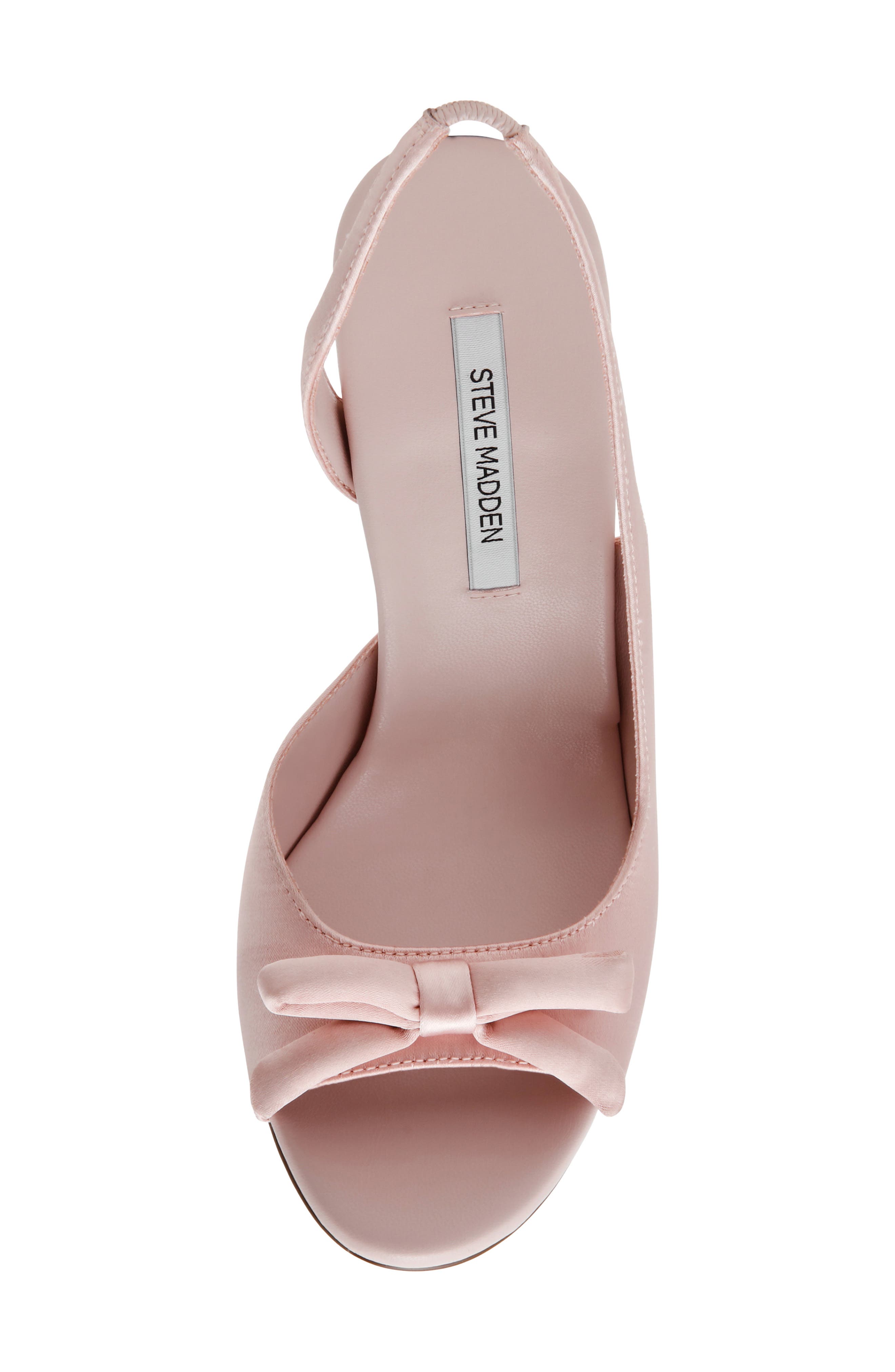 Flounce Slingback Sandal, Alternate, color, PINK SATIN