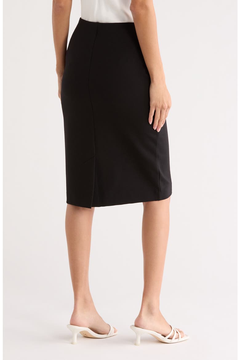 Ponte Pencil Skirt, Alternate, color, BLACK