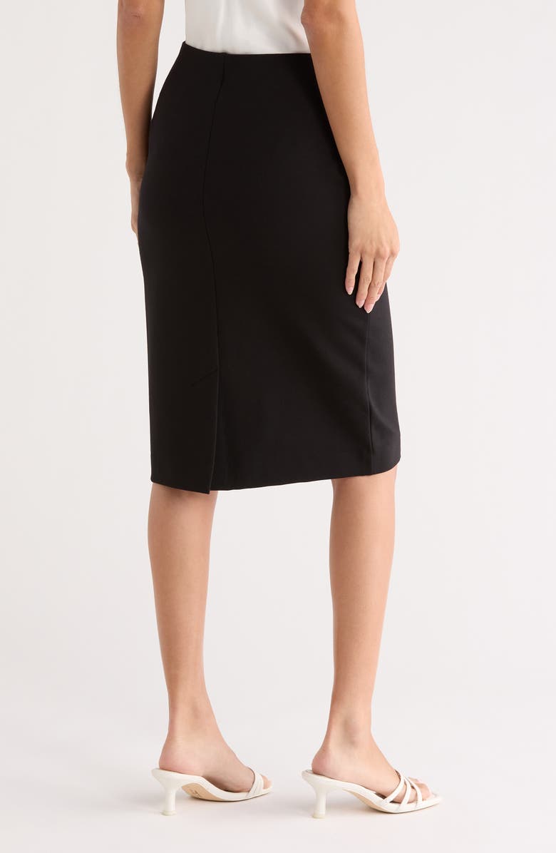 NORDSTROM RACK Ponte Pencil Skirt, Alternate, color, Black