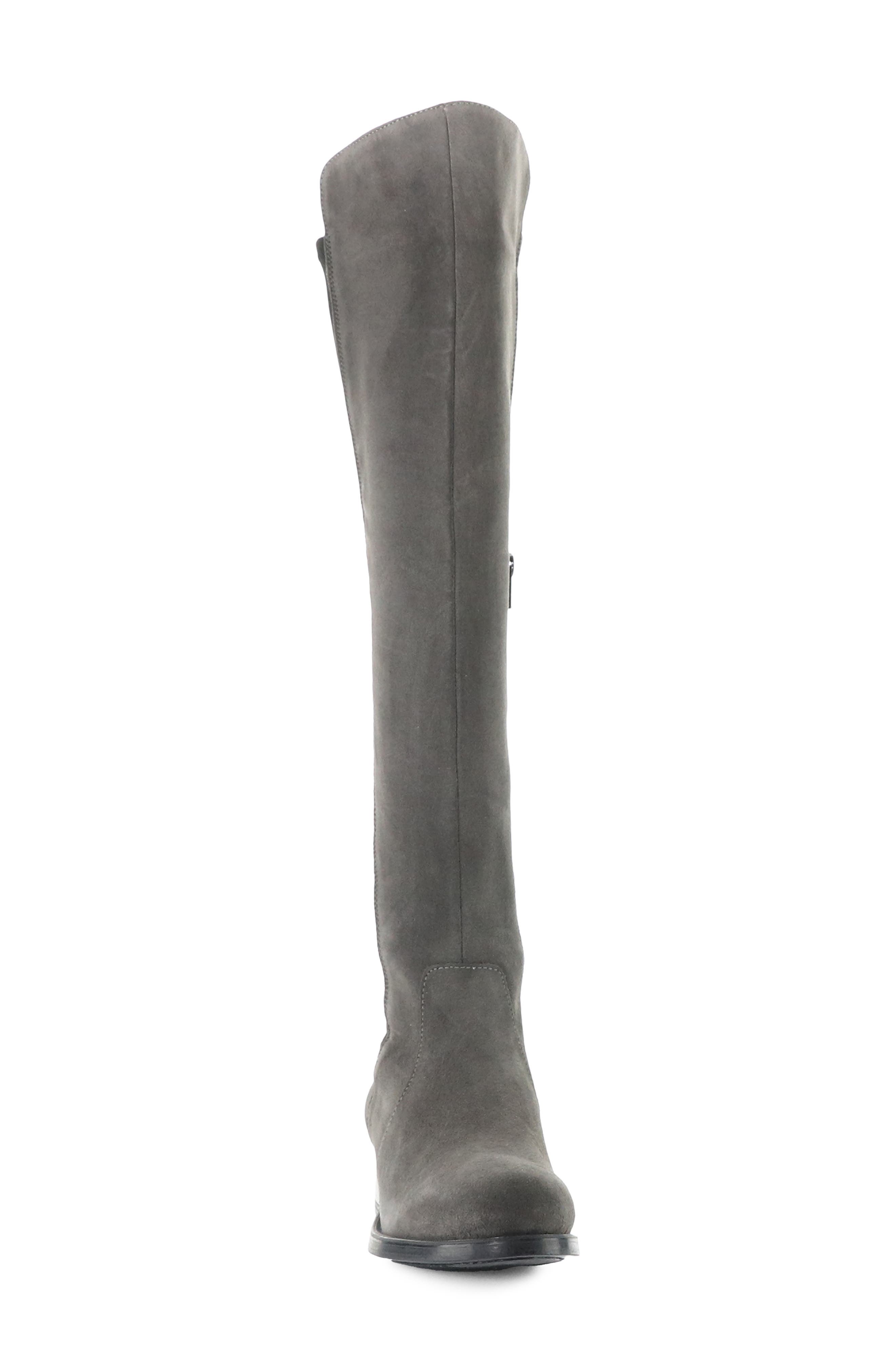 Bunt Waterproof Over the Knee Boot, Alternate, color, GREY/BLACK SUEDE/TRI